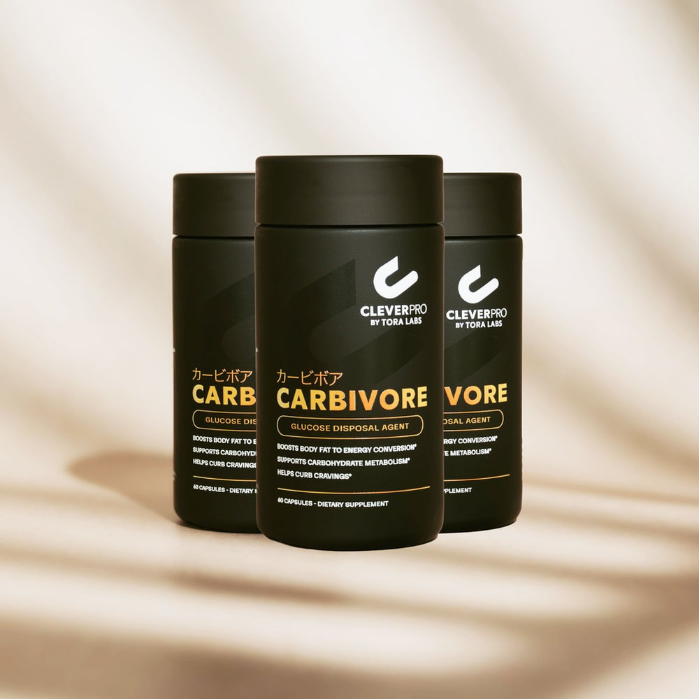 
                  
                    CARBIVORE 3 PACK - CLEVER PRO BY TORA LABS
                  
                