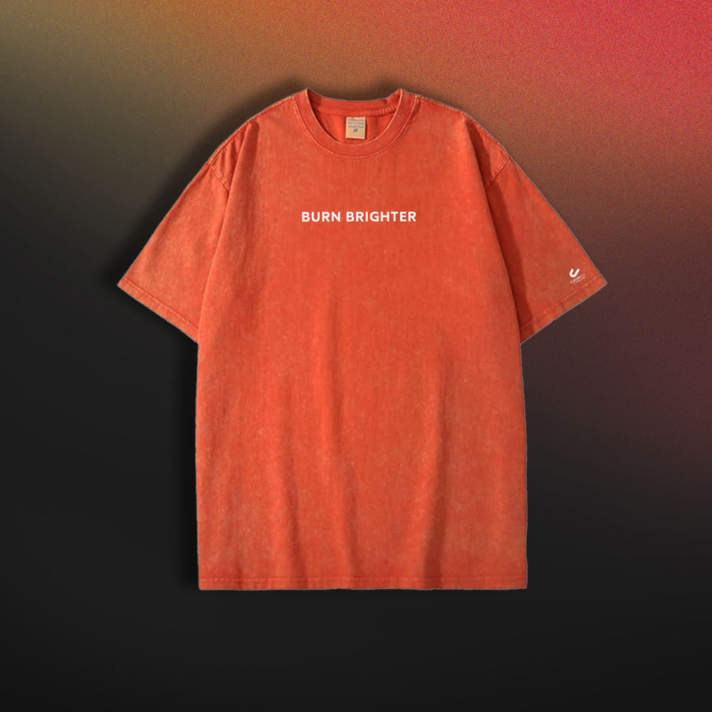 Burn Brighter acid wash T-Shirt from CleverPro By Tora Labs
